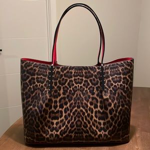 Christian Louboutin Leopard Tote - New with tags, and garment bag.